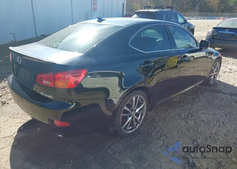 2008 Lexus Is 250 from USA, damaged, VIN JTHBK262382081842